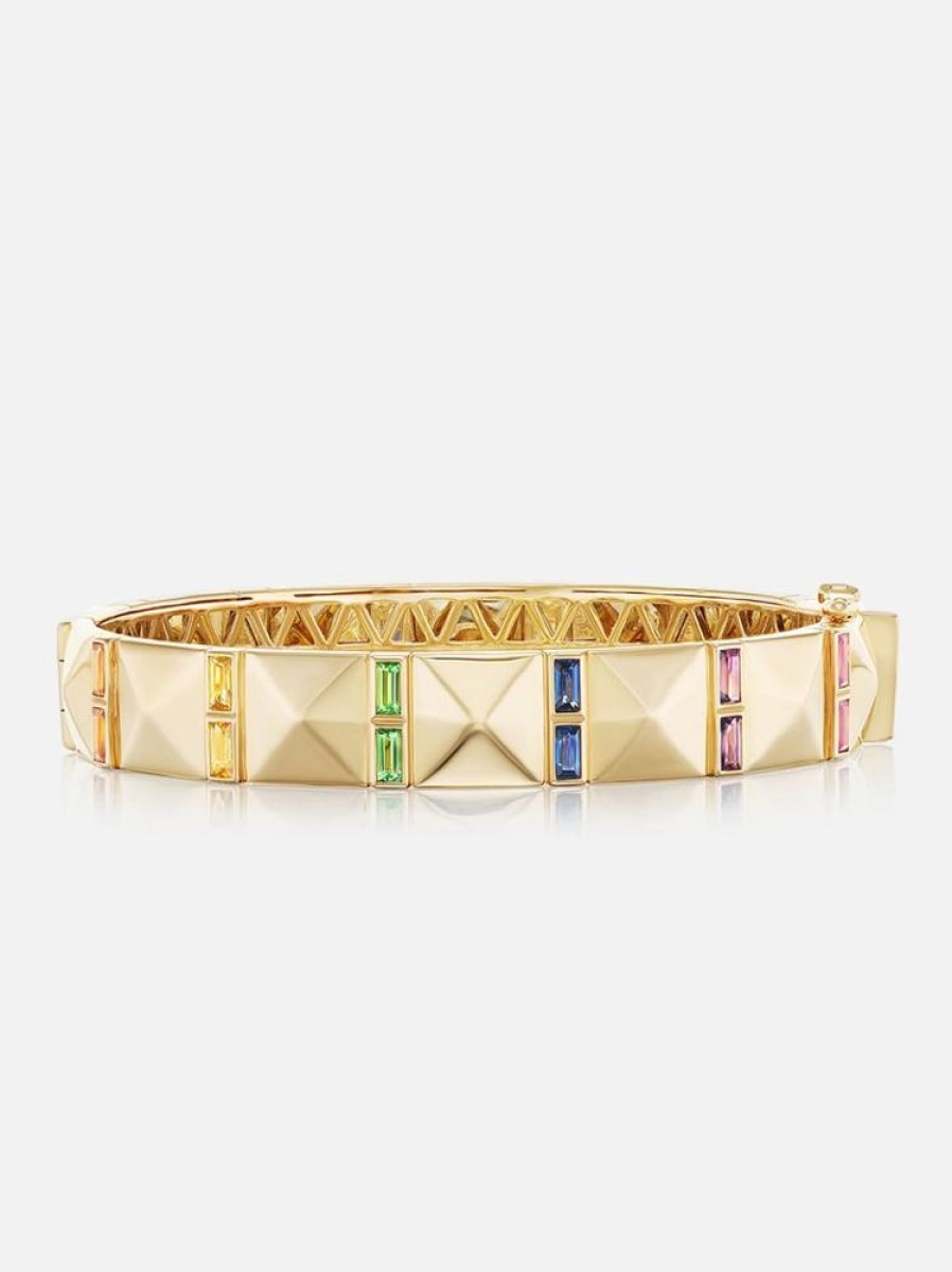 Jewelry Harwell Godfrey | Double Baguette Stud Bangle