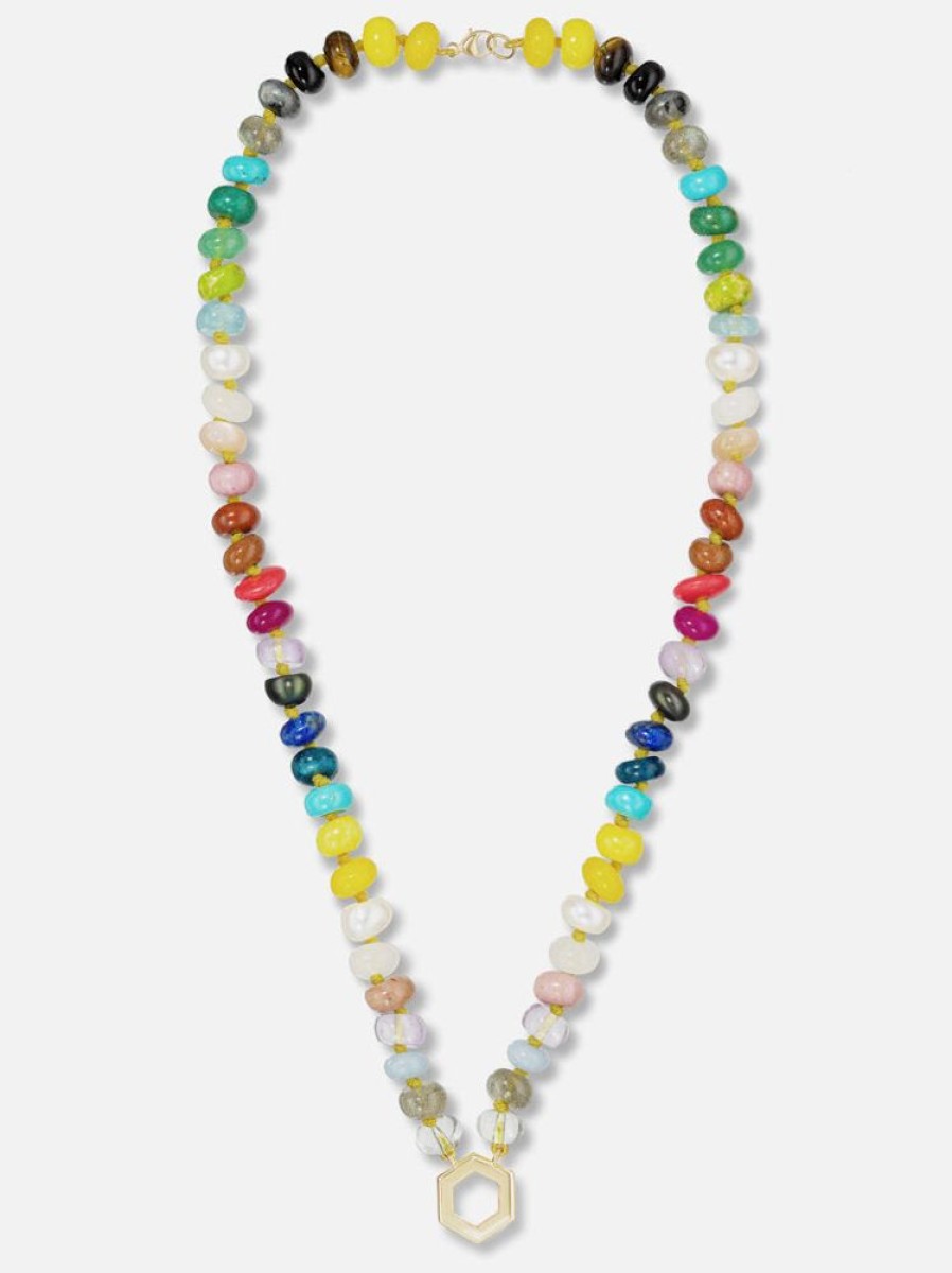 Jewelry Harwell Godfrey | 18" Rainbow Bead Foundation Necklace