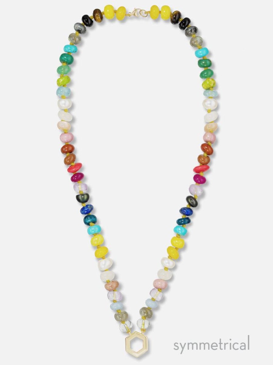 Jewelry Harwell Godfrey | 18" Rainbow Bead Foundation Necklace