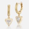 Jewelry Harwell Godfrey | Trillion Drop Huggies