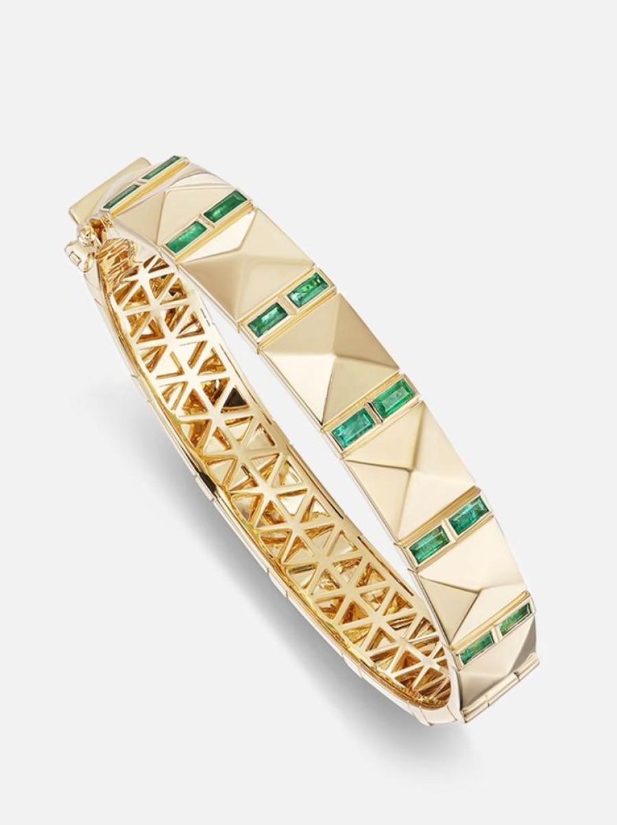 Jewelry Harwell Godfrey | Double Baguette Stud Bangle