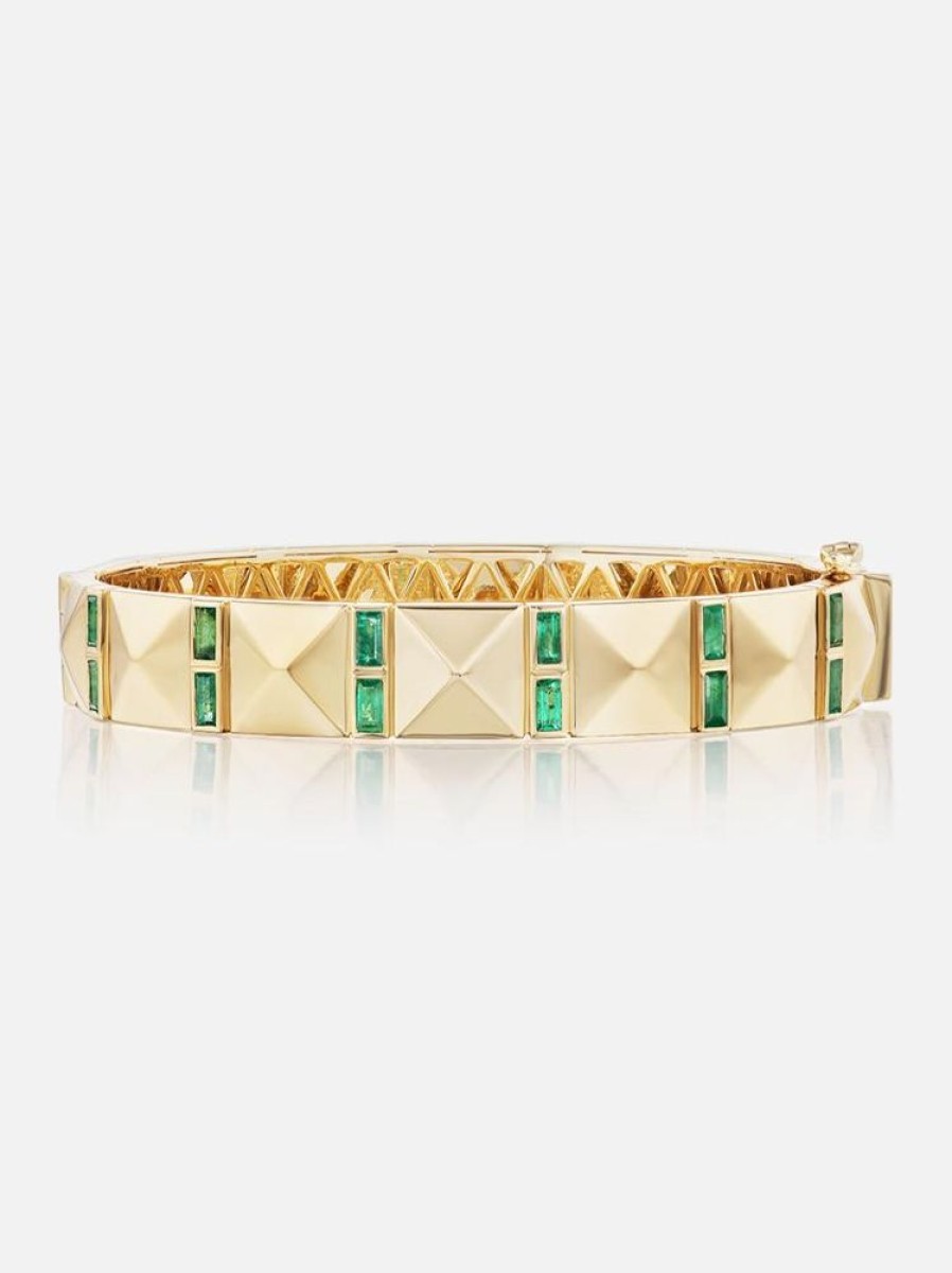 Jewelry Harwell Godfrey | Double Baguette Stud Bangle