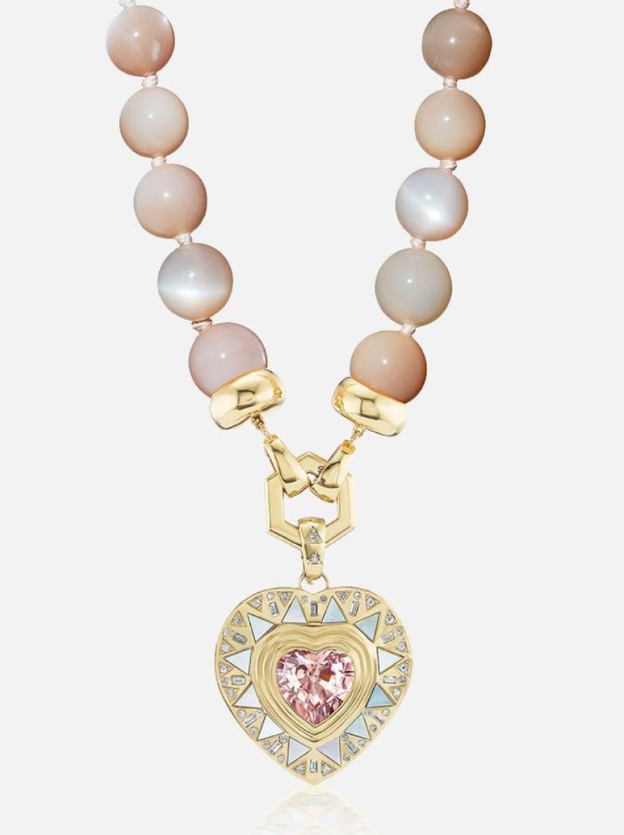 Jewelry Harwell Godfrey | Garnet And Moonstone Necklace