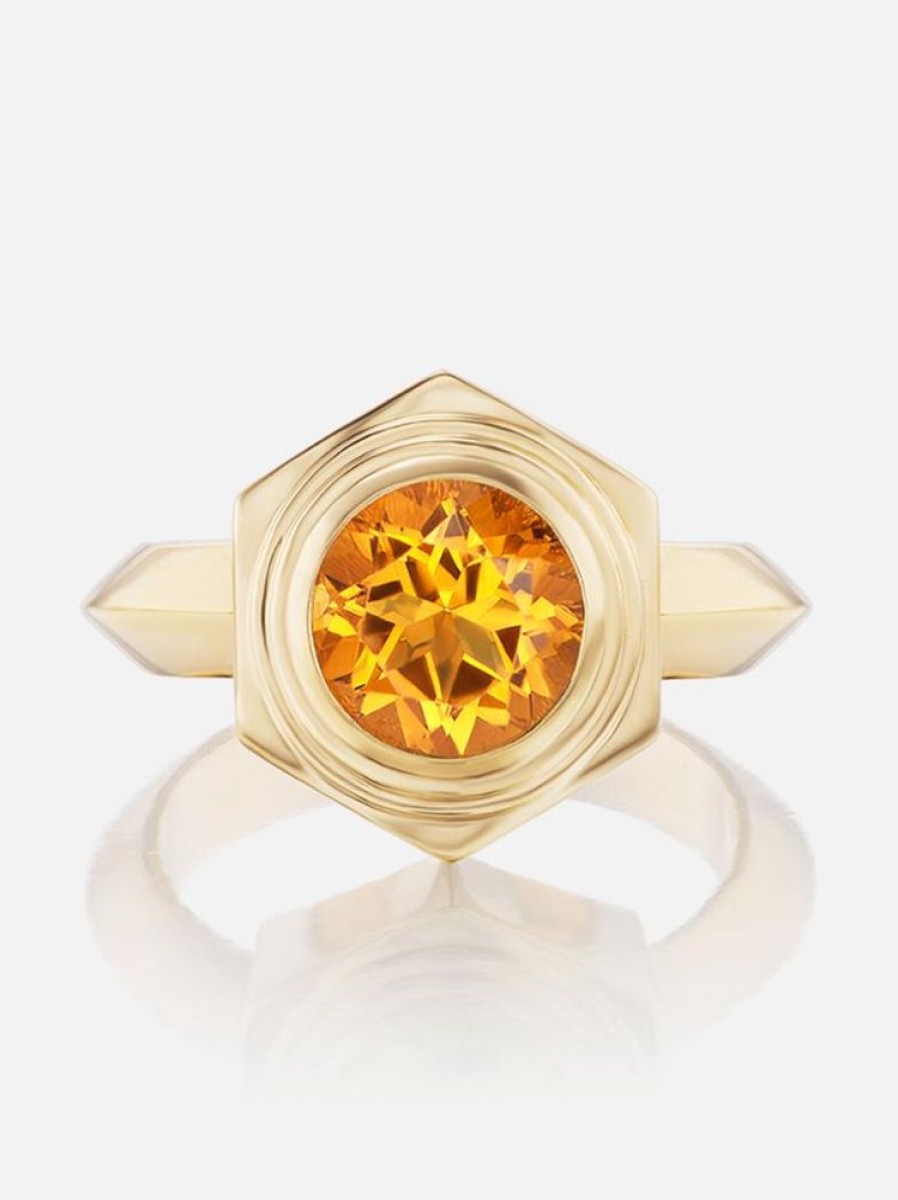 Jewelry Harwell Godfrey | Hexed Citrine Ring