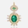 Jewelry Harwell Godfrey | Harwell Godfrey X Muzo Emerald Cabochon Pendant Necklace