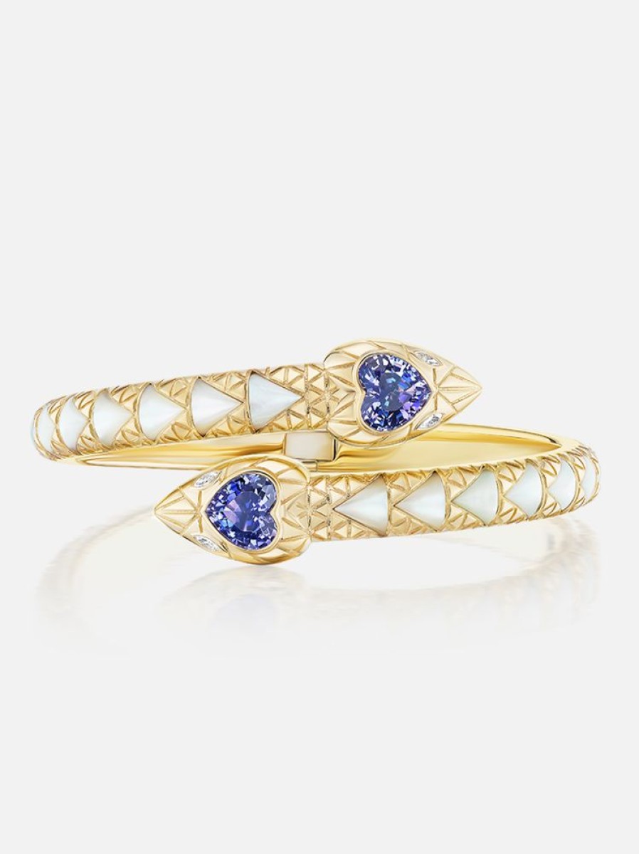 Jewelry Harwell Godfrey | Tanzanite Snake Bangle Rts