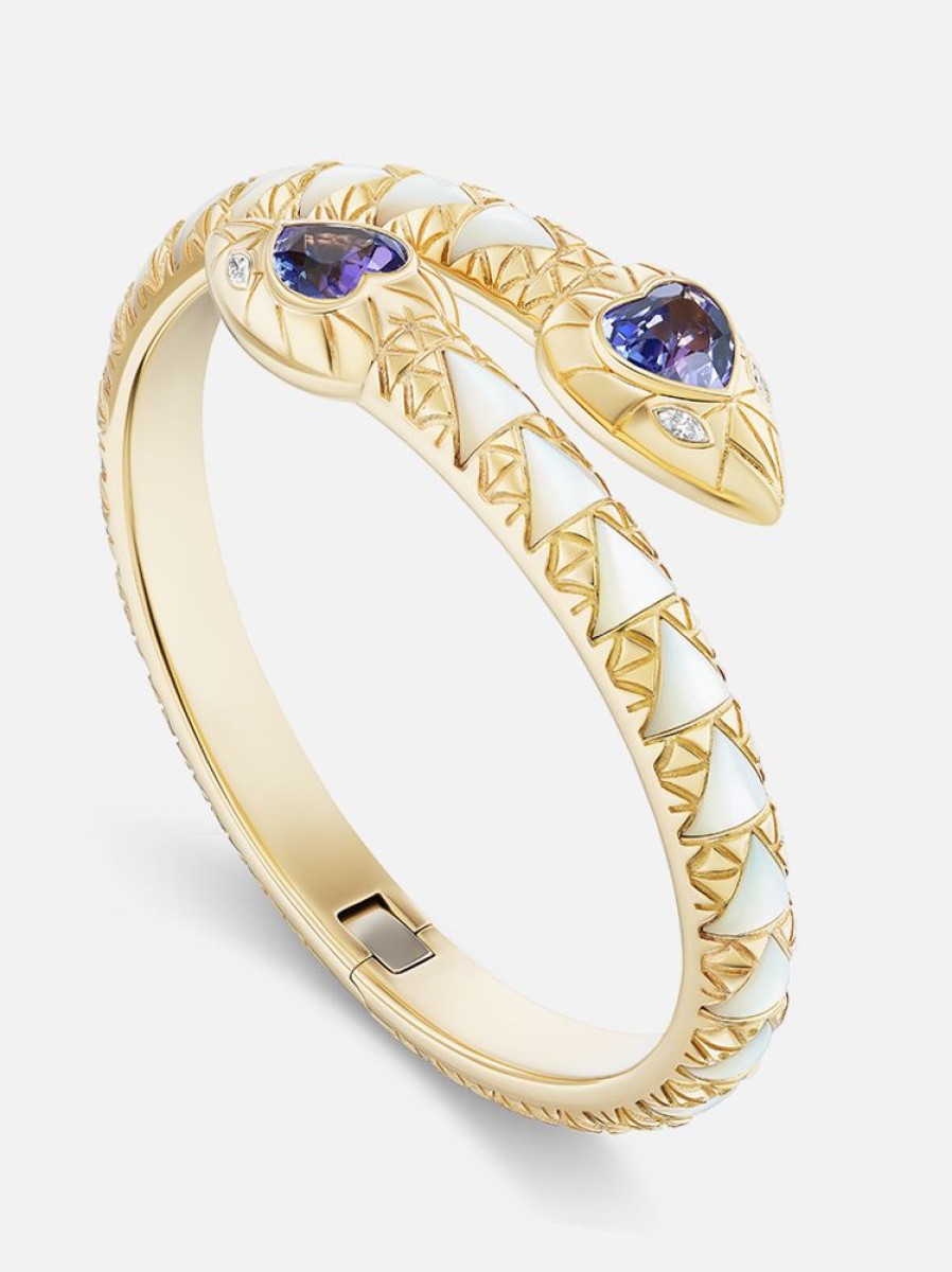 Jewelry Harwell Godfrey | Tanzanite Snake Bangle Rts