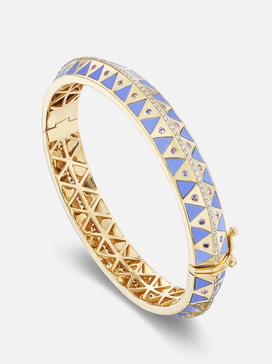 Jewelry Harwell Godfrey | Chubby Stone Inlay Bangle