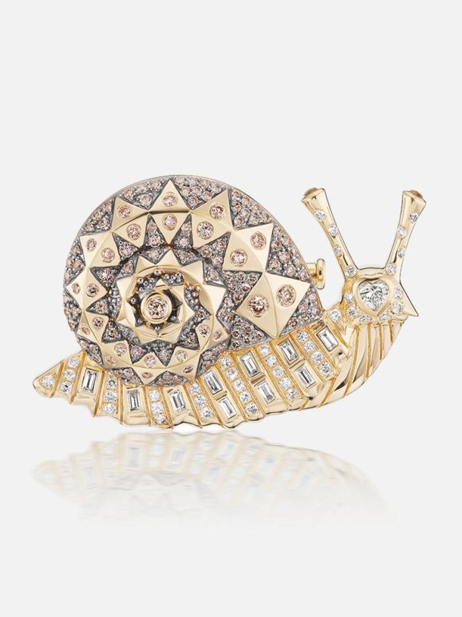 Jewelry Harwell Godfrey | Snail Brooch