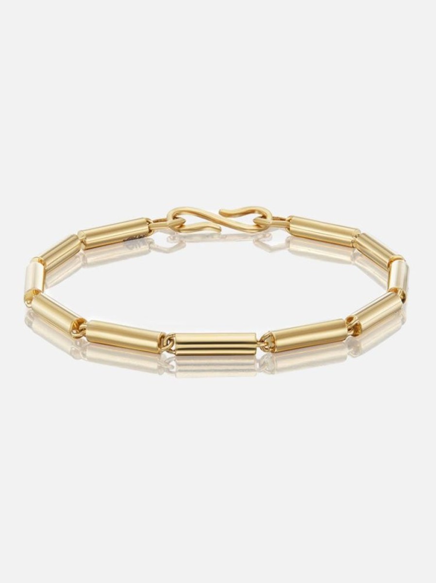 Jewelry Harwell Godfrey | 22K Gold Baht Link Chain Bracelet