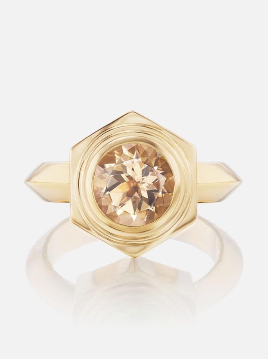 Jewelry Harwell Godfrey | Hexed Smokey Topaz Ring