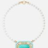 Jewelry Harwell Godfrey | Chrysoprase And Pearl Pendant Necklace