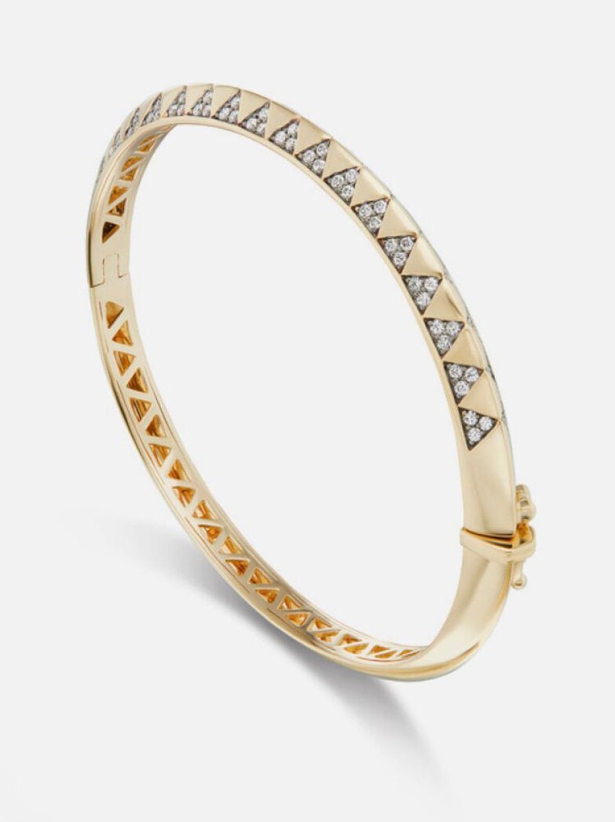 Jewelry Harwell Godfrey | Knife Edge Diamond Bangle