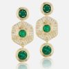 Jewelry Harwell Godfrey | Harwell Godfrey X Muzo Emerald Drop Earrings