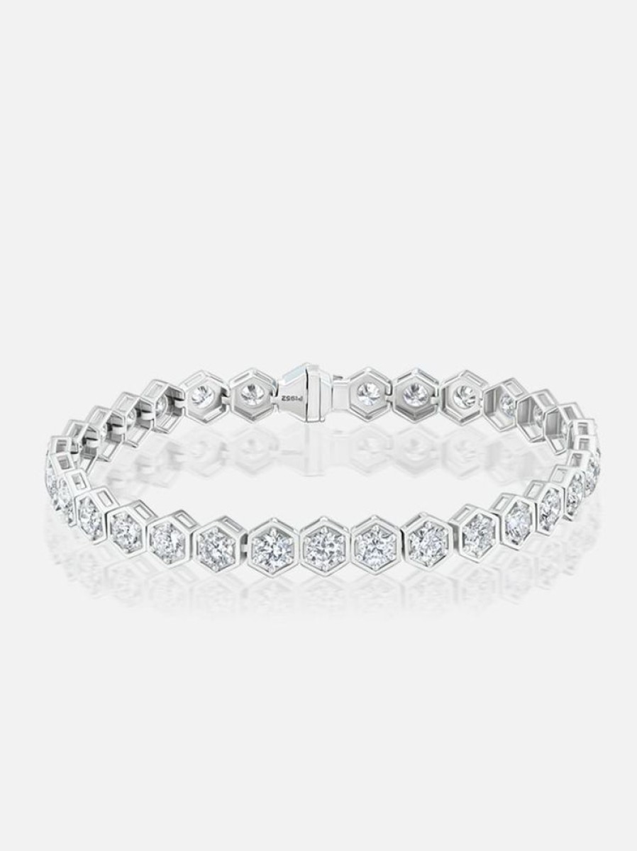 Jewelry Harwell Godfrey | Major Diamond Tennis Bracelet Platinum