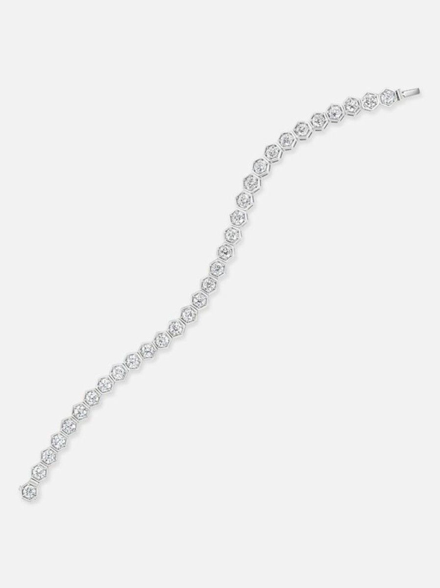 Jewelry Harwell Godfrey | Major Diamond Tennis Bracelet Platinum