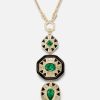 Jewelry Harwell Godfrey | Harwell Godfrey X Muzo Emerald Totem Pendant Necklace Set