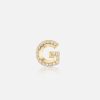 Jewelry Harwell Godfrey | Knife Edge Initial G Stud Earring Rts