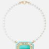 Jewelry Harwell Godfrey | Chrysoprase And Pearl Pendant Necklace