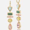 Jewelry Harwell Godfrey | Opal - Blue Tourmaline - Coral - Beryl - Morganite Huggie Drop Earrings