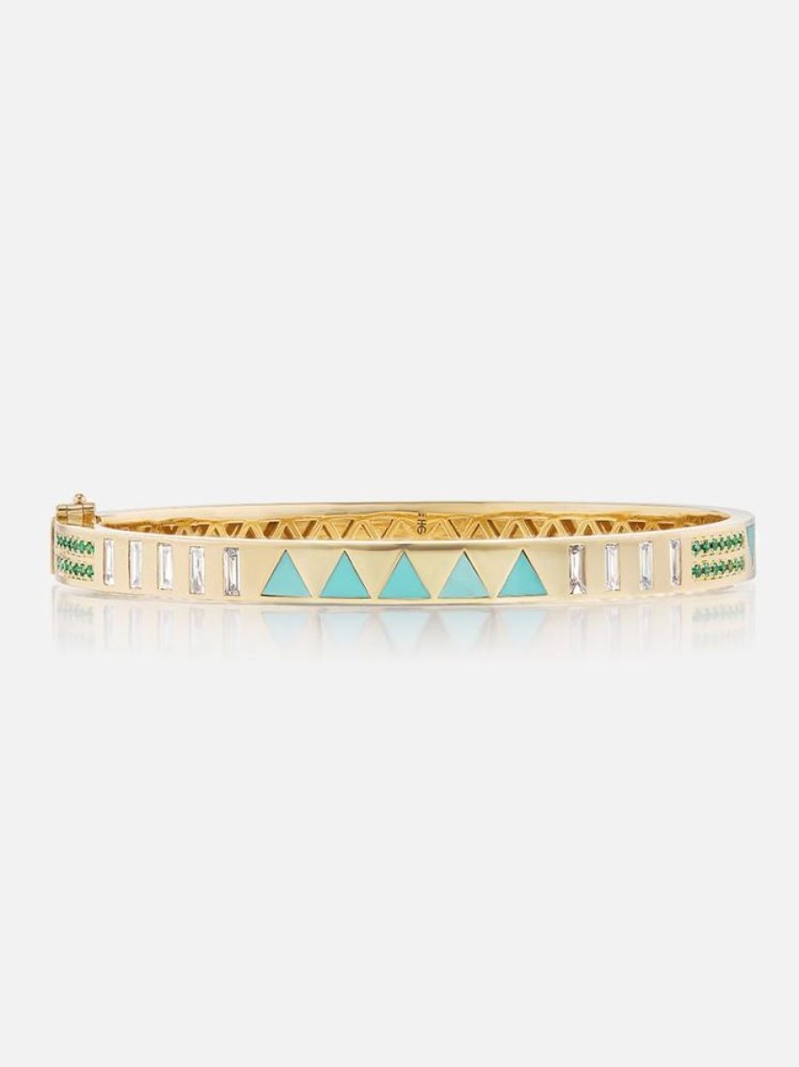 Jewelry Harwell Godfrey | Juju Bangle - Triangle Inlay