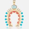 Jewelry Harwell Godfrey | Xl Fortune Favors The Bold Pendant Opal