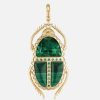 Jewelry Harwell Godfrey | Green Scarab Pendant