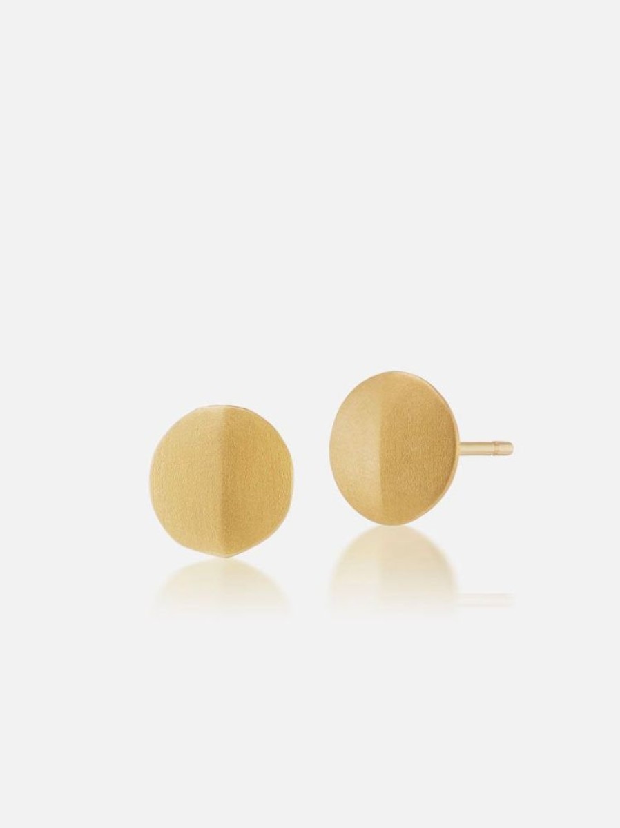 Jewelry Harwell Godfrey | 22K Gold Knife Edge Stud Earrings