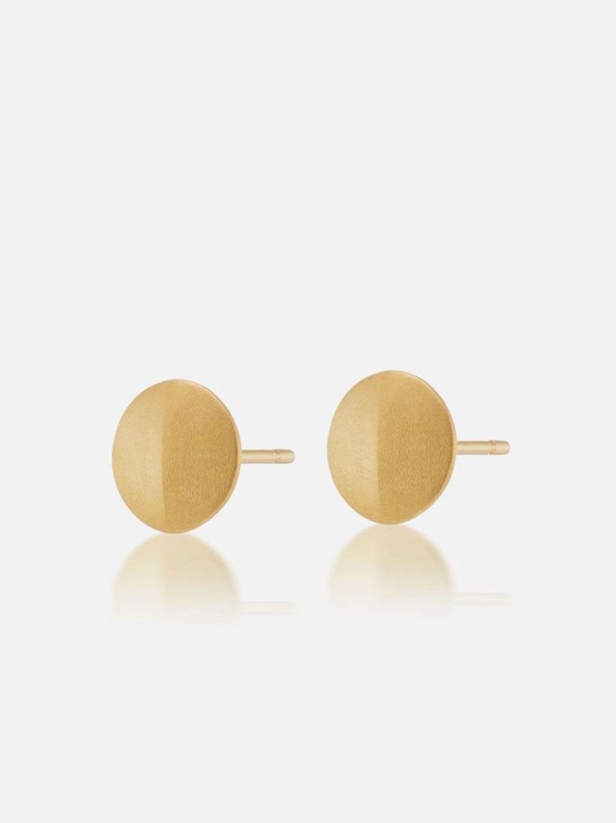 Jewelry Harwell Godfrey | 22K Gold Knife Edge Stud Earrings