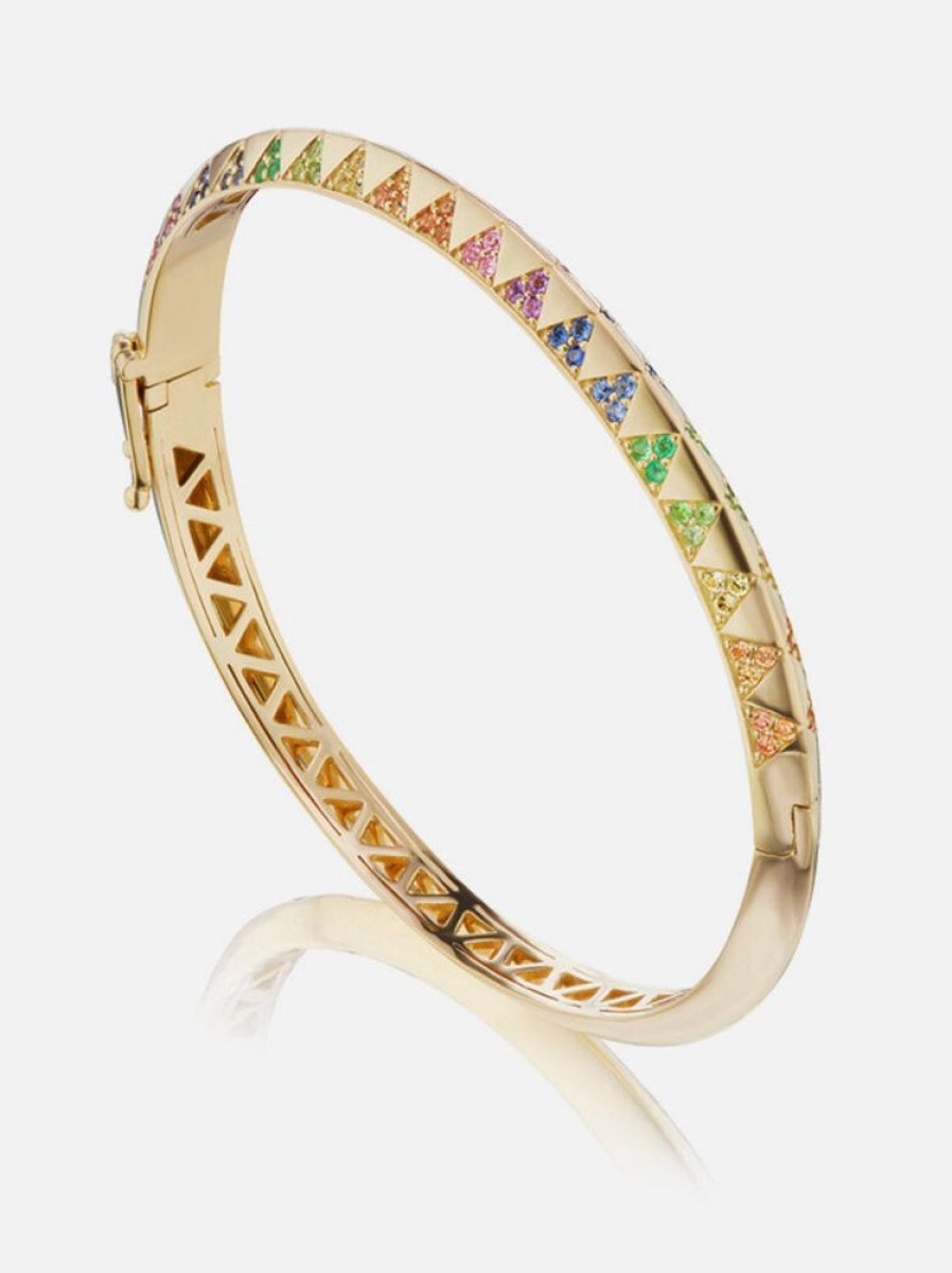 Jewelry Harwell Godfrey | Knife Edge Rainbow Bangle