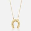 Jewelry Harwell Godfrey | Mini Horseshoe Pendant Necklace