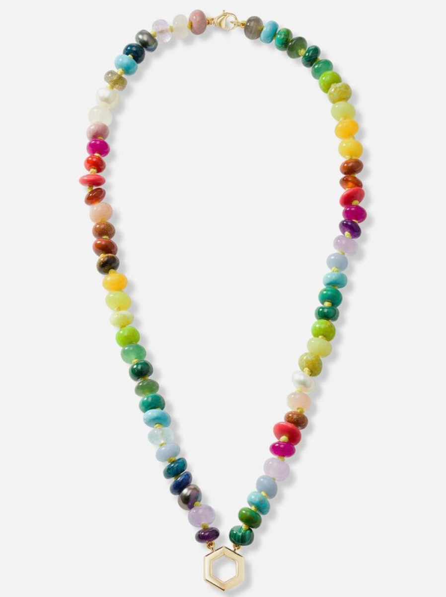 Jewelry Harwell Godfrey | 18" Rainbow Bead Foundation Necklace