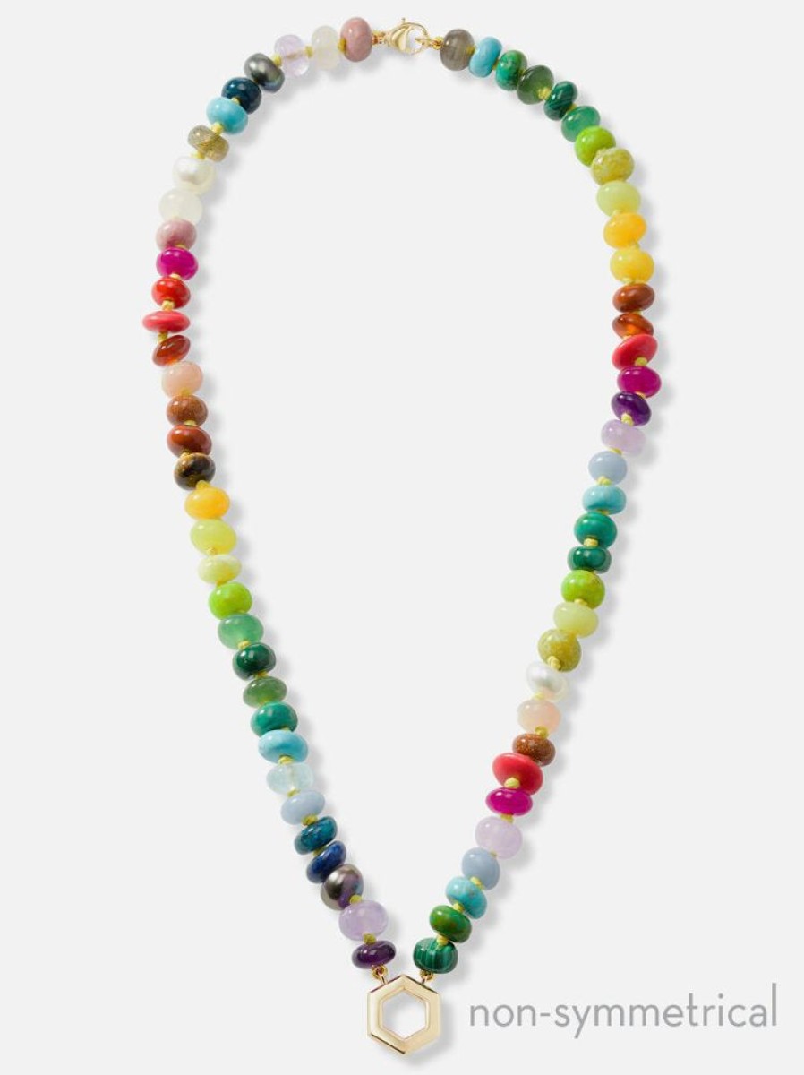 Jewelry Harwell Godfrey | 18" Rainbow Bead Foundation Necklace