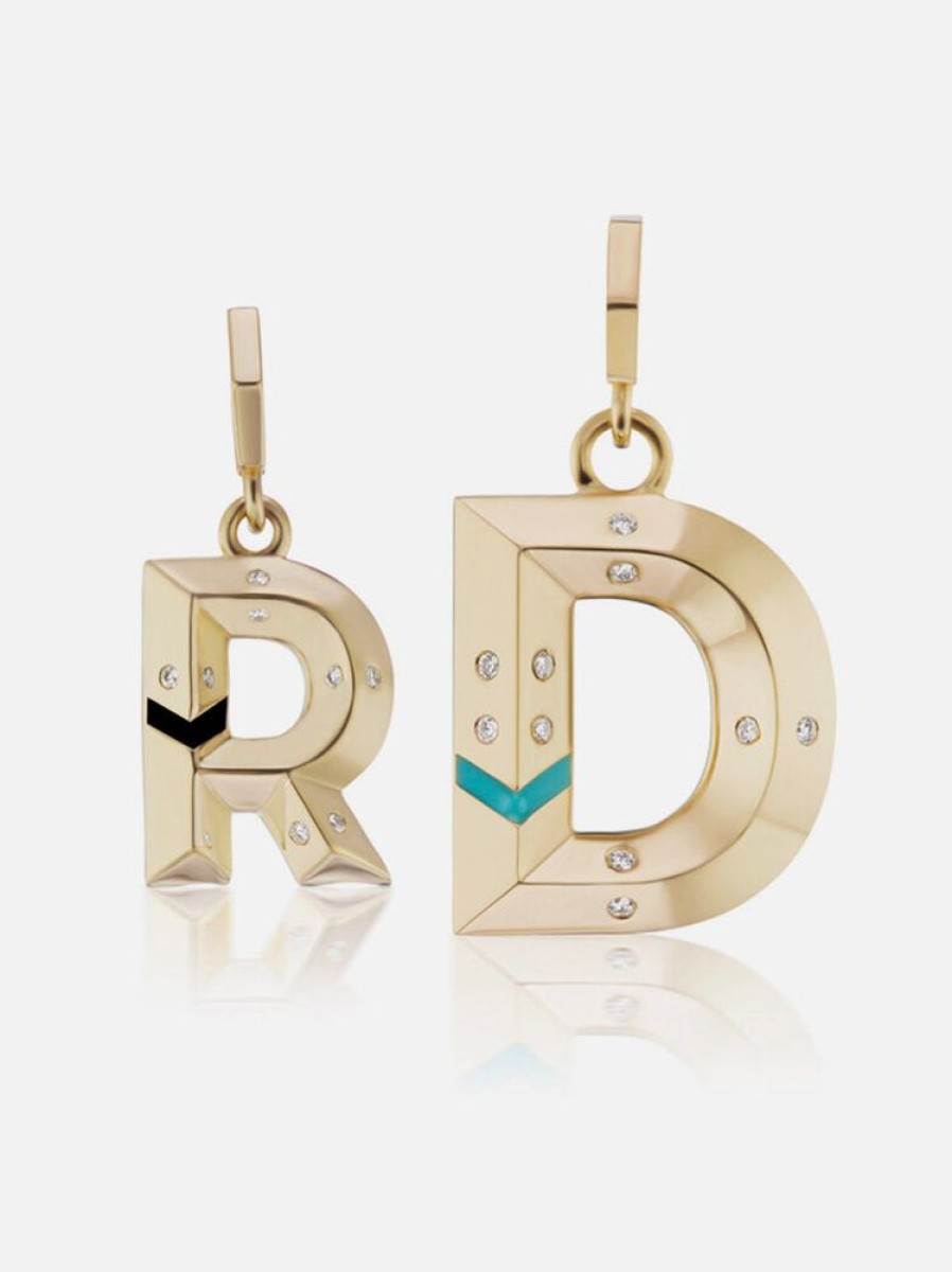 Jewelry Harwell Godfrey | Knife Edge Letter Charms