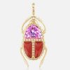 Jewelry Harwell Godfrey | Scarab Pendant Pink Topaz