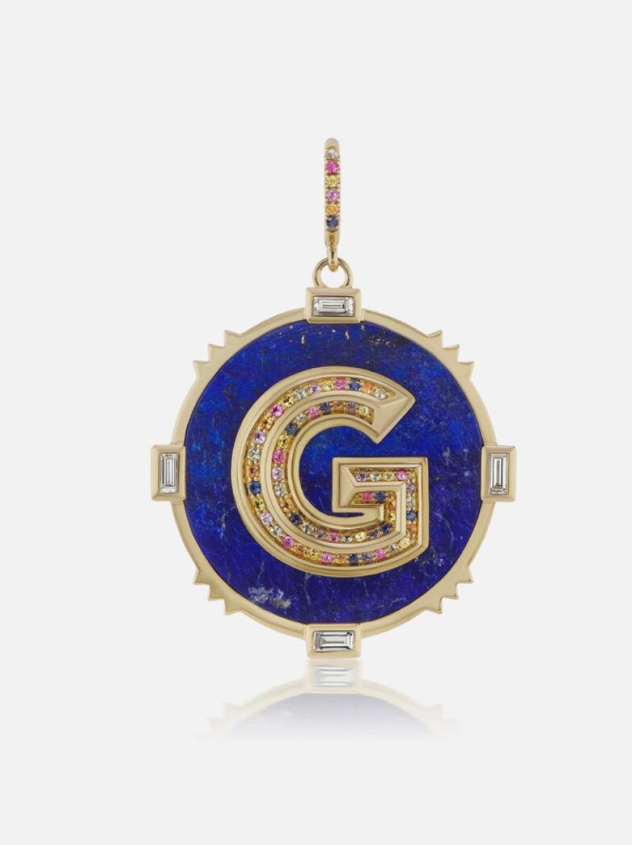 Jewelry Harwell Godfrey | Knife Edge Letter Medallion