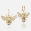 Jewelry Harwell Godfrey | Honey Bee Drop Huggies Diamond