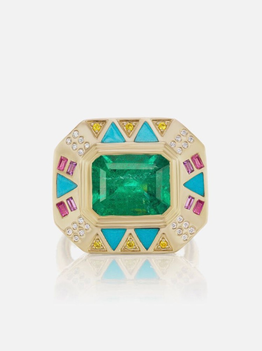 Jewelry Harwell Godfrey | Harwell Godfrey X Muzo Emerald Ring