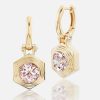 Jewelry Harwell Godfrey | Hexed Morganite Drop Huggies