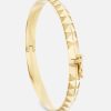 Jewelry Harwell Godfrey | Knife Edge Textured Gold Bangle