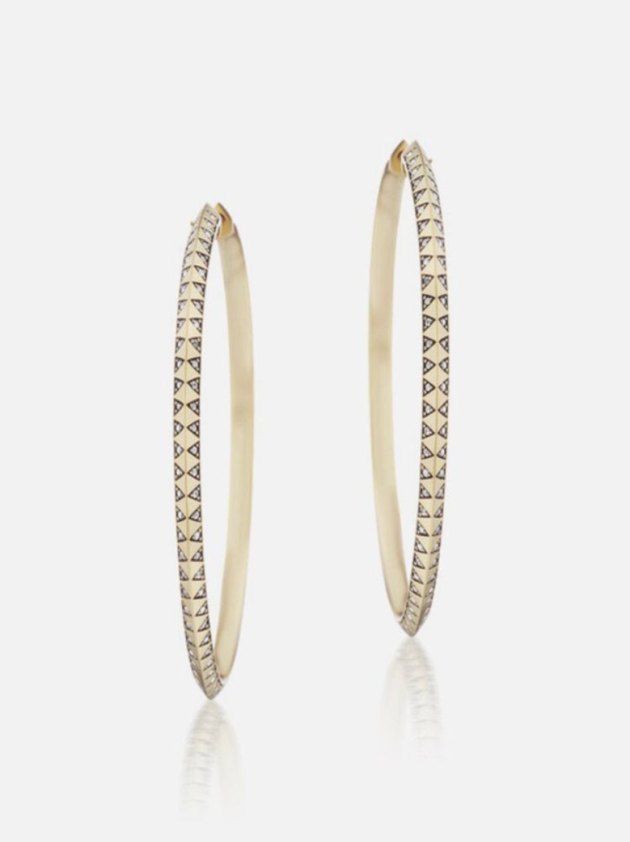 Jewelry Harwell Godfrey | Skinny Talisman Hoop Earrings