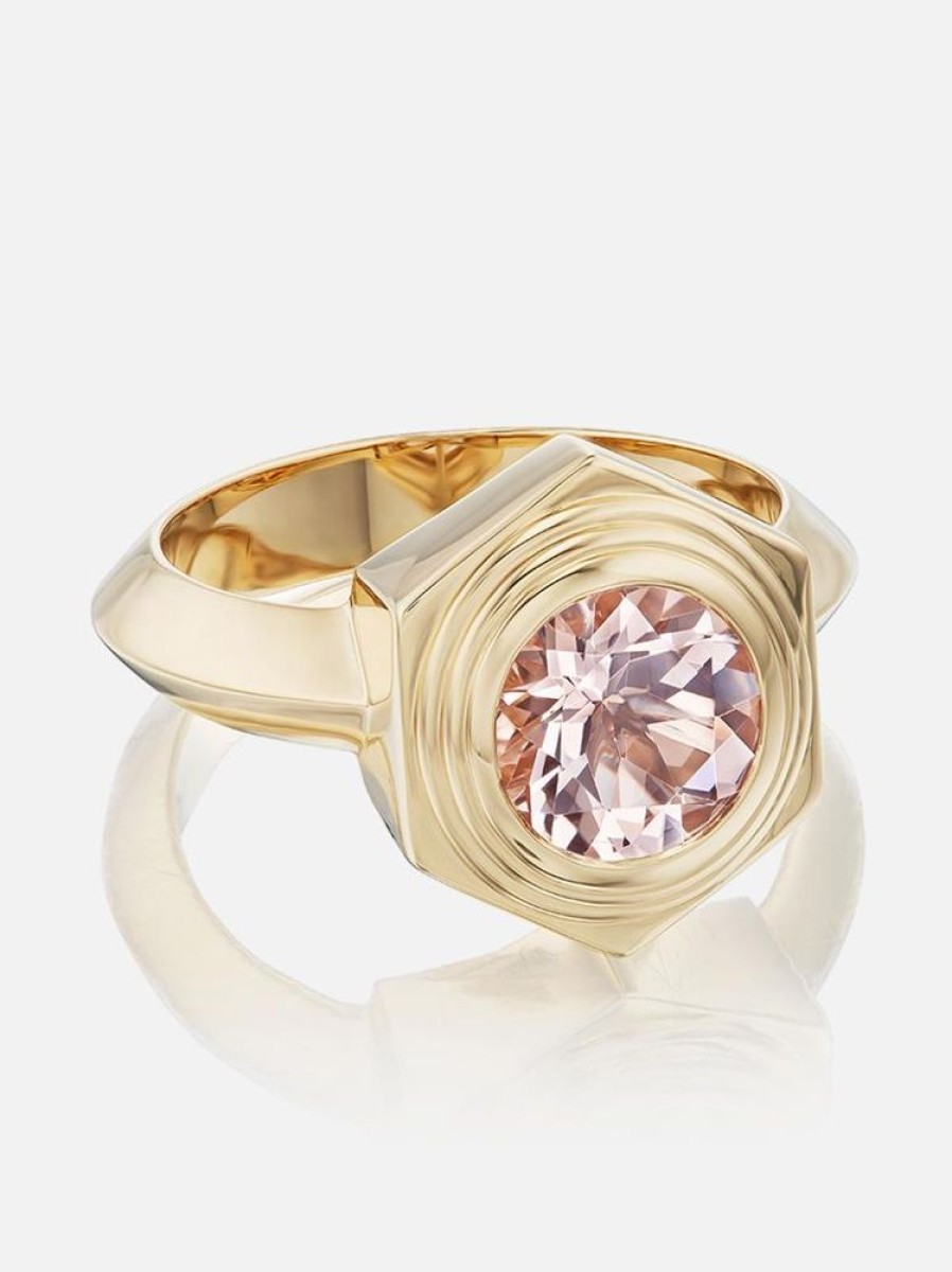 Jewelry Harwell Godfrey | Hexed Morganite Ring