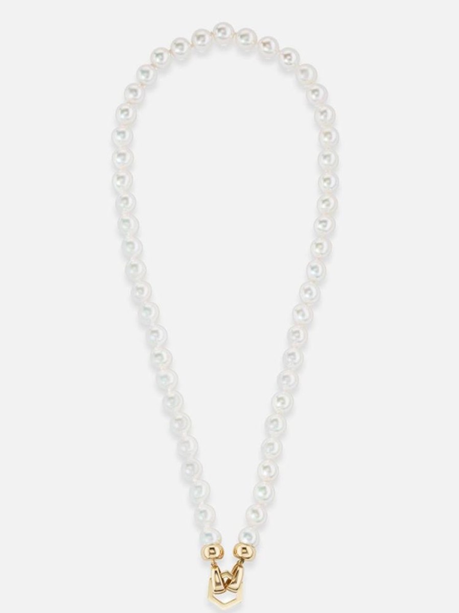 Jewelry Harwell Godfrey | 18" Akoya Pearl Foundation Clasp Necklace