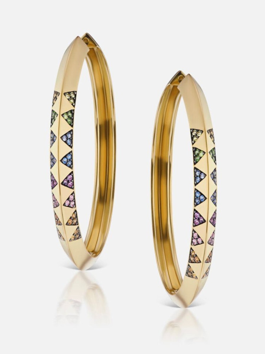 Jewelry Harwell Godfrey | Knife Edge Hoop Earrings