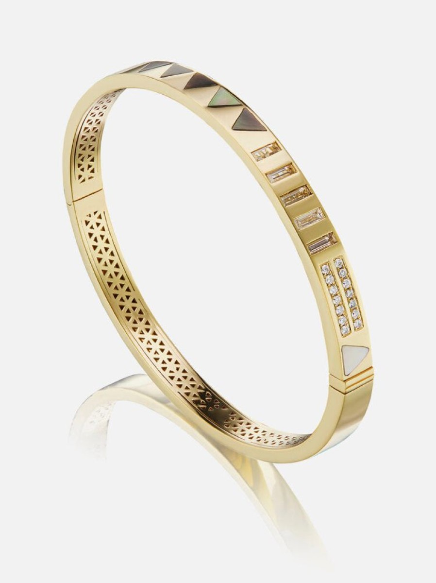 Jewelry Harwell Godfrey | Juju Bangle - Triangle Inlay