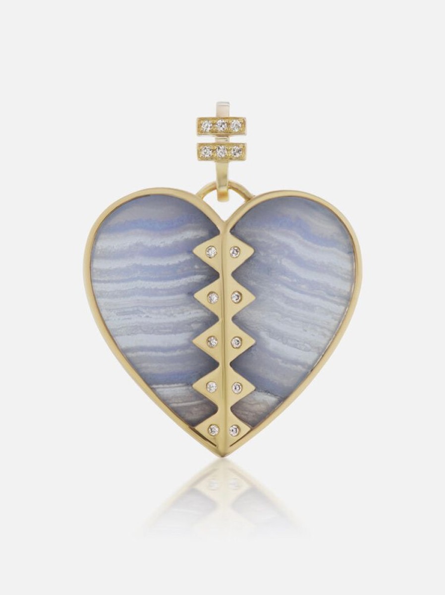 Jewelry Harwell Godfrey | Chalcedony Heart To Benefit Futures Without Violence