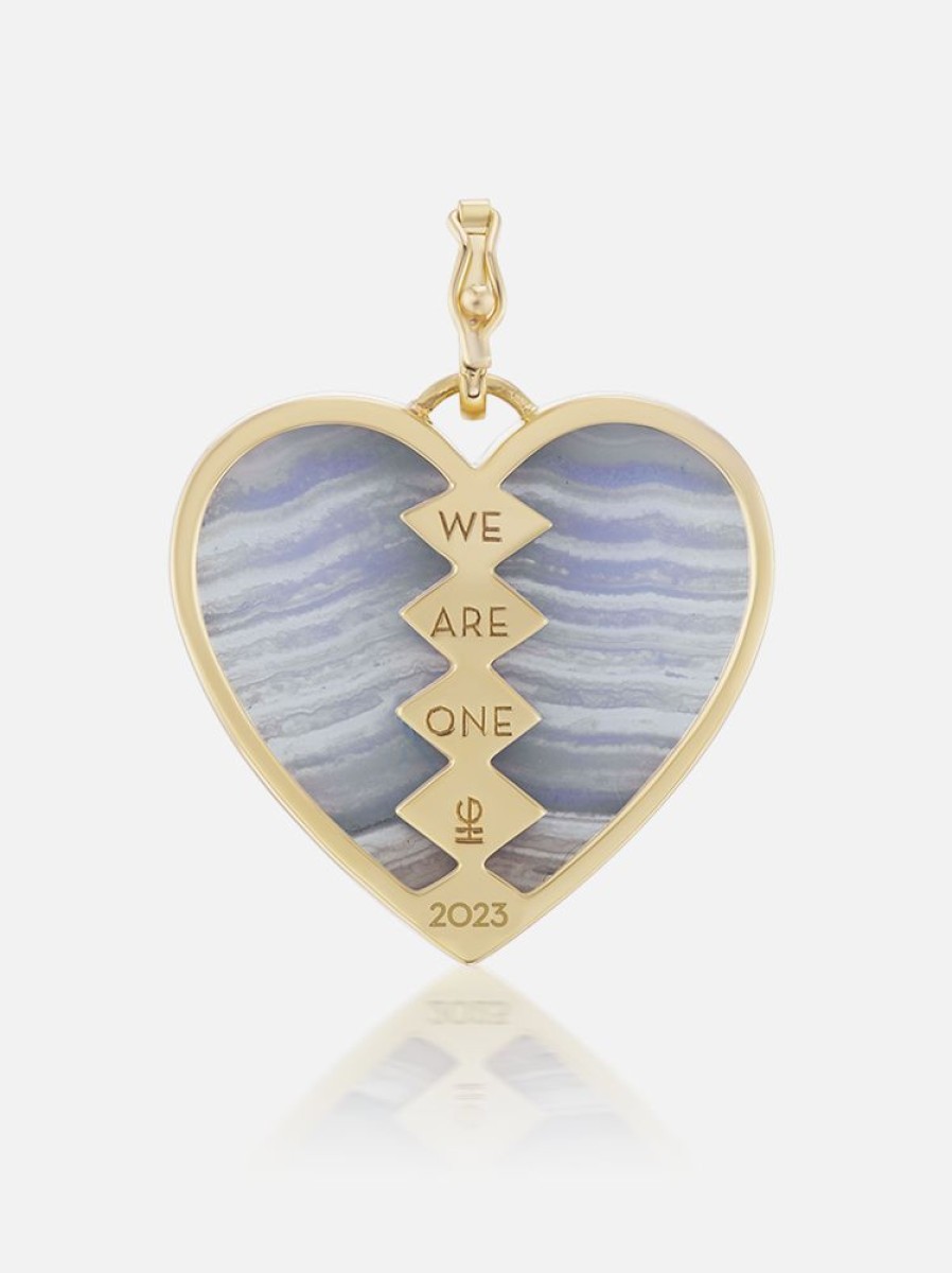 Jewelry Harwell Godfrey | Chalcedony Heart To Benefit Futures Without Violence