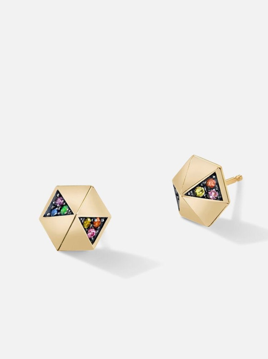 Jewelry Harwell Godfrey | Pyramid Stud Earrings