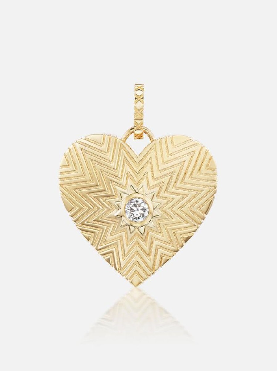 Jewelry Harwell Godfrey | Diamond Gold Heart To Benefit Everytown