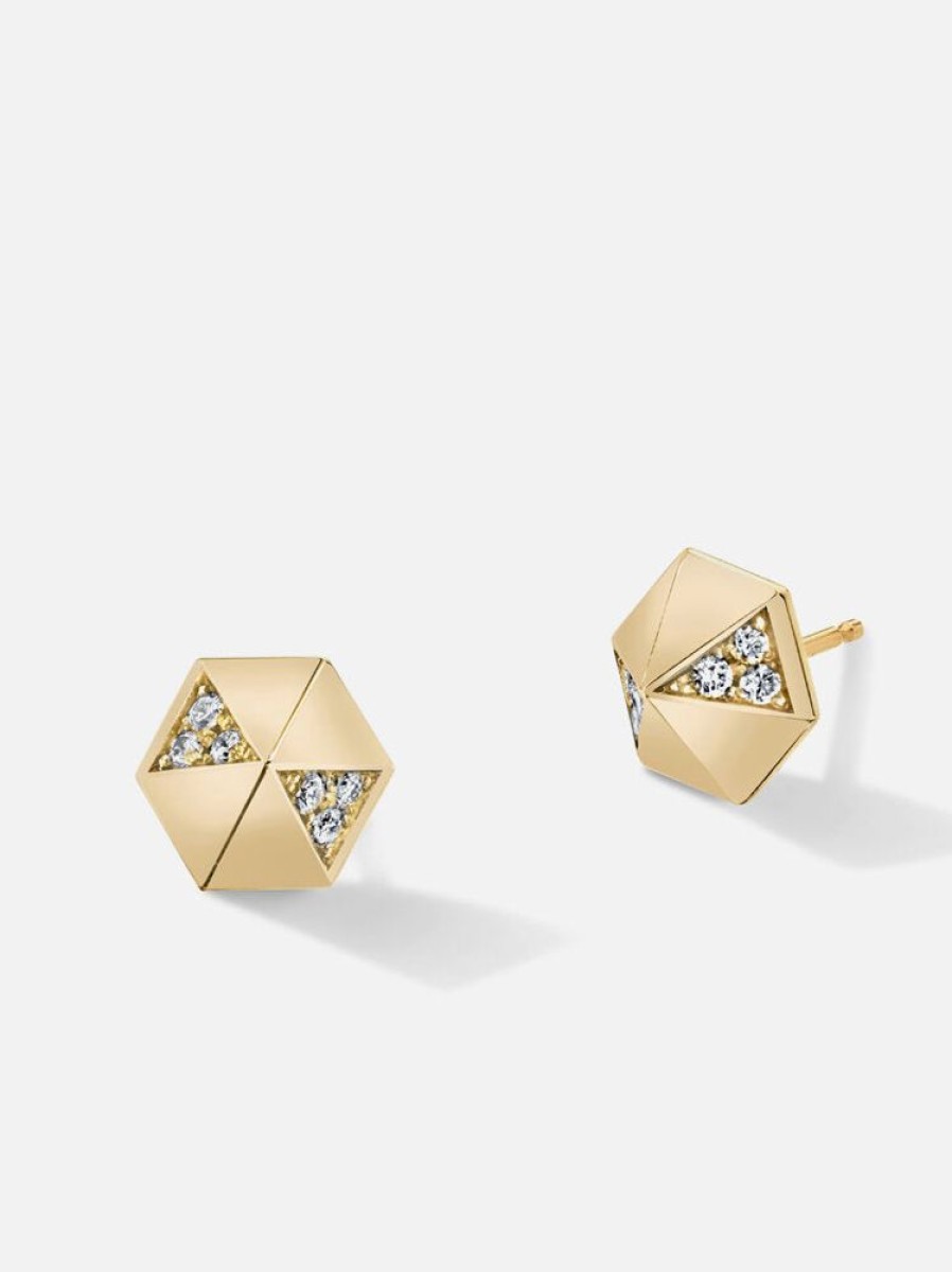 Jewelry Harwell Godfrey | Pyramid Stud Earrings